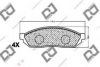 DJ PARTS BP1271 Brake Pad Set, disc brake